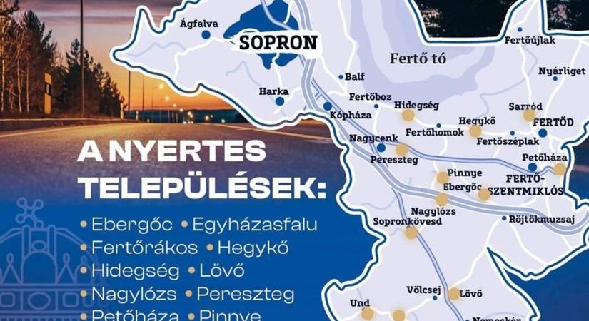 Több száz millió forint érkezik közvilágítás-fejlesztésre Sopron térségébe