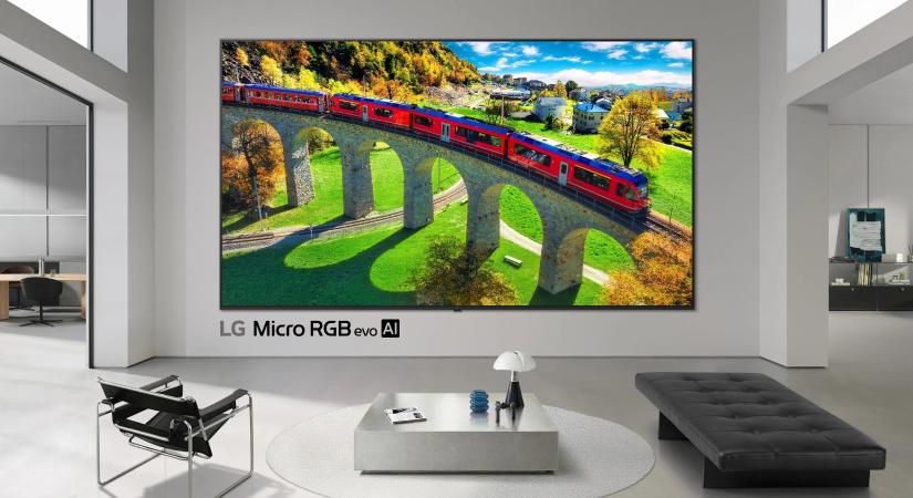 Az LG beharangozta a prémiumkategóriás Micro RGB televízióját