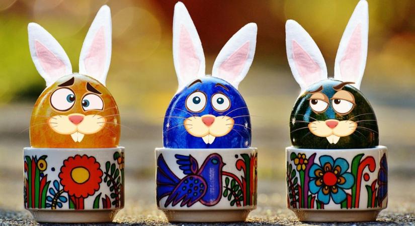 Húsvétra készülnek adventkor egy áruházláncban