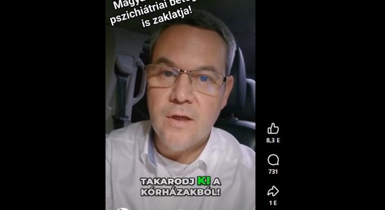 ''Takarodj ki a kórházakból!'' - Takács újabb kirohanása Magyar Péter ellen