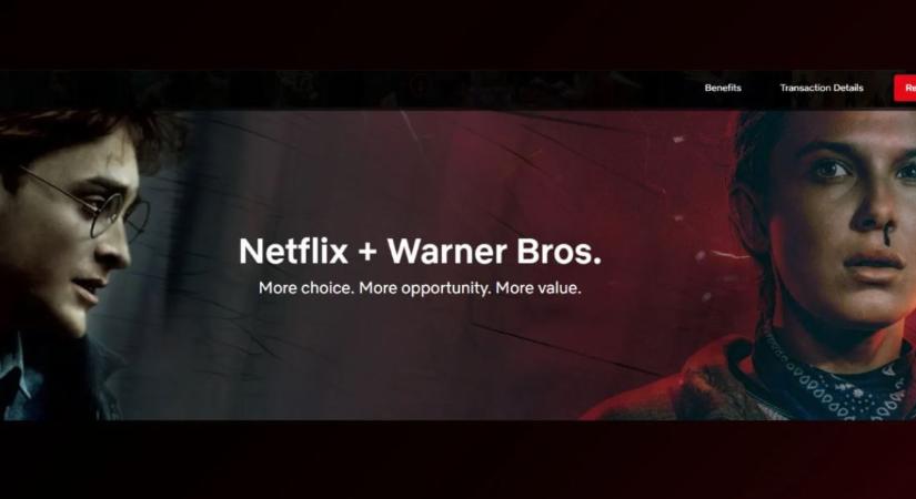 Harry Potterrel és vérző orrú Tizivel reklámozza Netflix a Warner Bros. felvásárlását