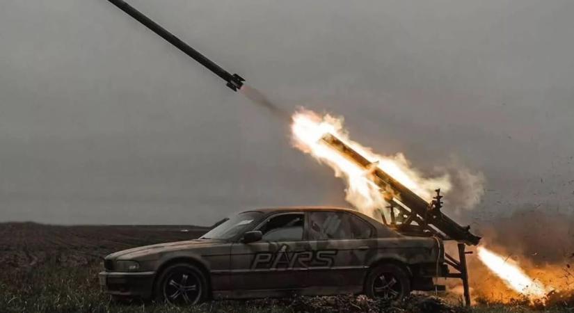 Rakétavetővé alakított BMW 7-est vetnek be Ukrajnában – videó