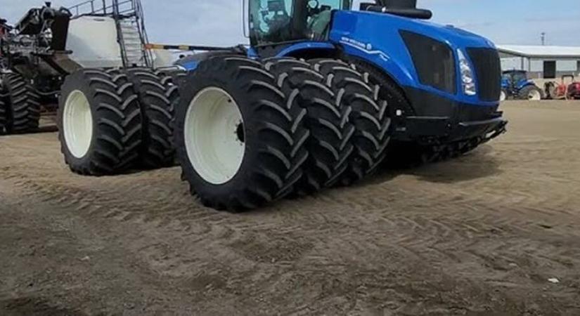A 12 kerekű traktor extrán talajkímélő, mégis van vele egy óriási probléma