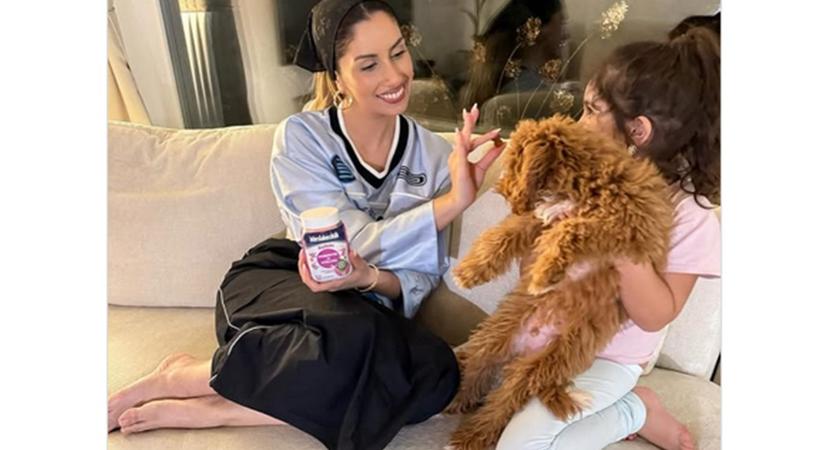 Radics Gigi 5 éves lánya friss fotón