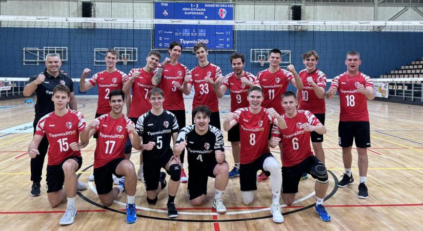 Győzelemmel zárták az esztendőt a dági röplabdások