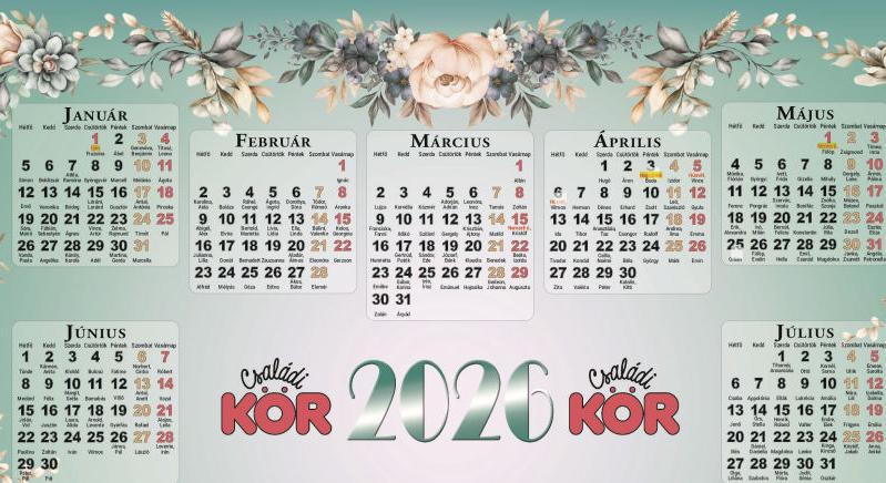 Mától megvásárolható a Családi Kör ünnepi száma a falinaptárral