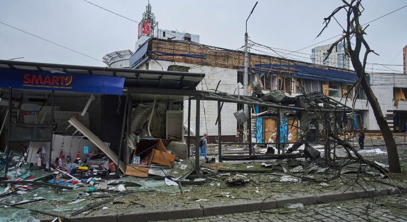 Erőteljes dróntámadást hajtott végre az orosz hadsereg Közép-Ukrajnában