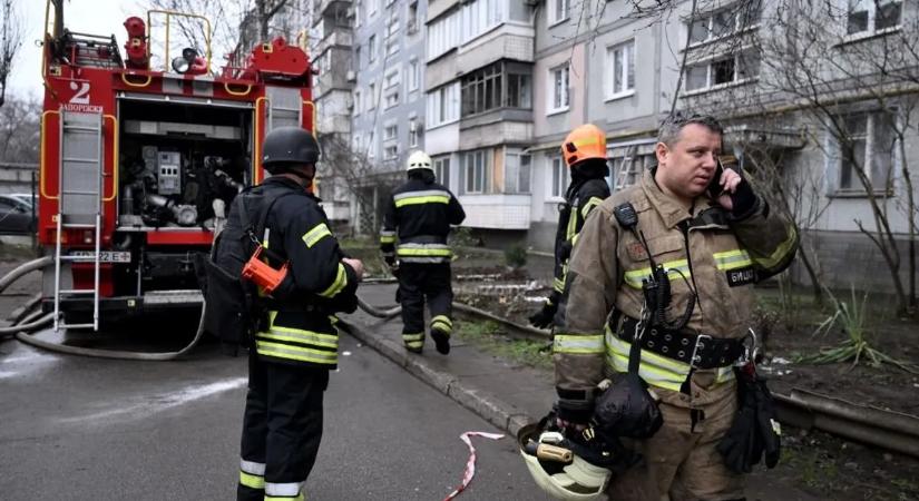 Orosz bombatámadás rázta meg az ukrán várost
