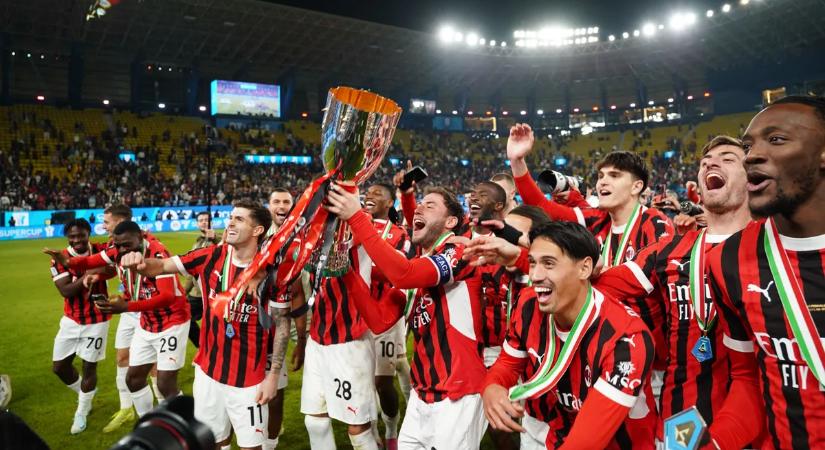 Csaknem tízmillió euróért csatáznak az olasz Szuperkupában a Serie A élcsapatai