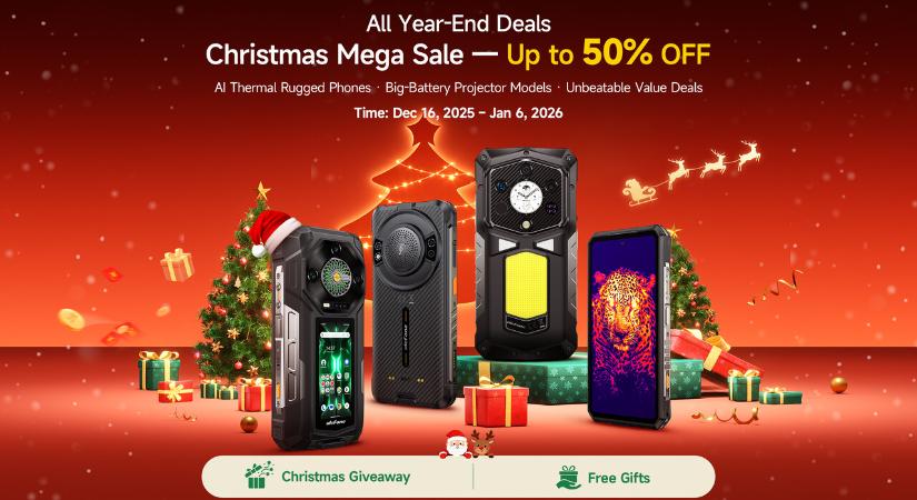 Akciófigyelő: December 24-ig tart az Ulefone karácsonyi leárazása