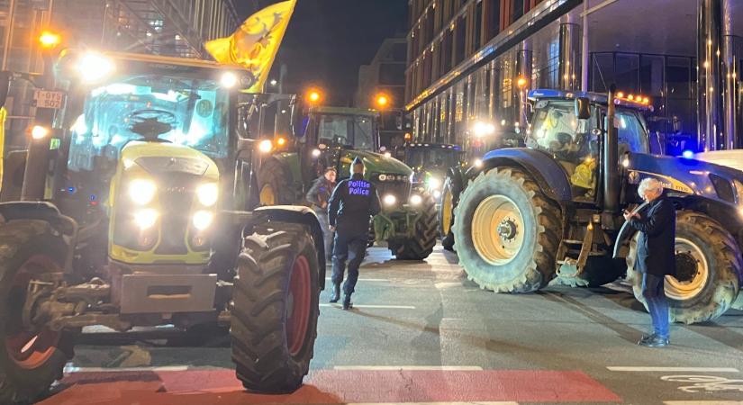 Gazdatüntetés Brüsszelben: borult az eredeti akciózási terv, útlezárások jönnek az EU-csúcs helyszínén