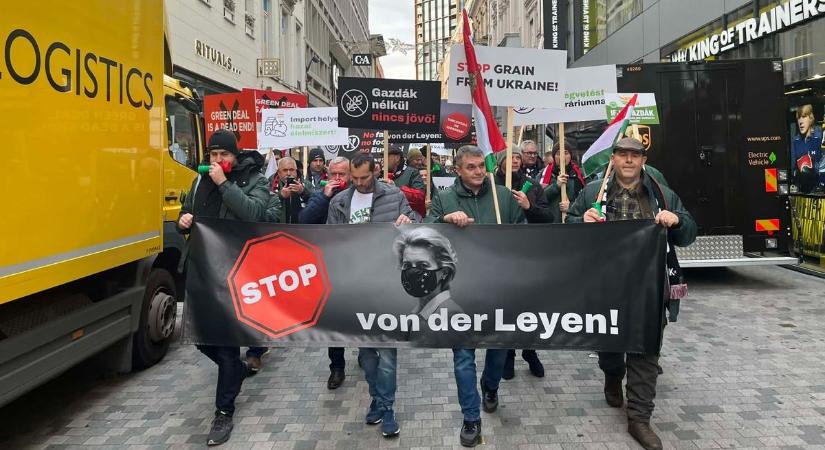 Vasiak Brüsszelben - hatalmas gazdatüntetés a belga fővárosban, leállt a közlekedés