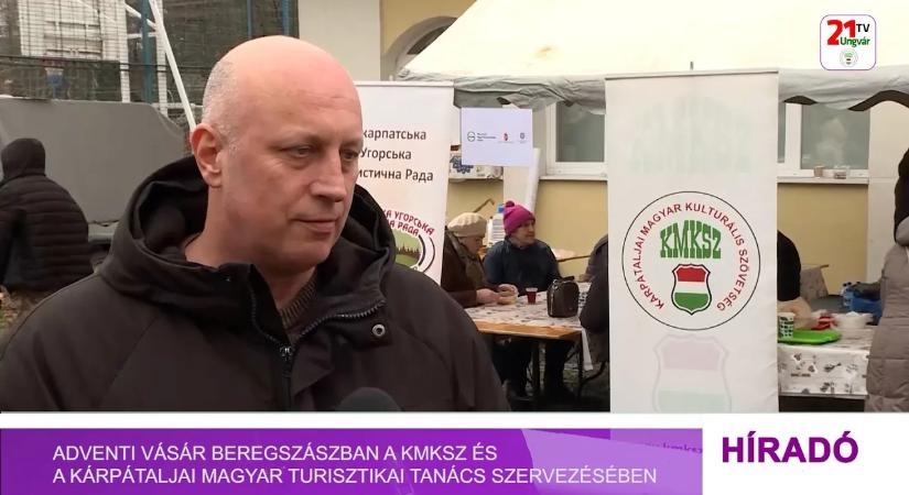Adventi vásár Beregszászban a KMKSZ és a Kárpátaljai Magyar Turisztikai Tanács szervezésében (videó)