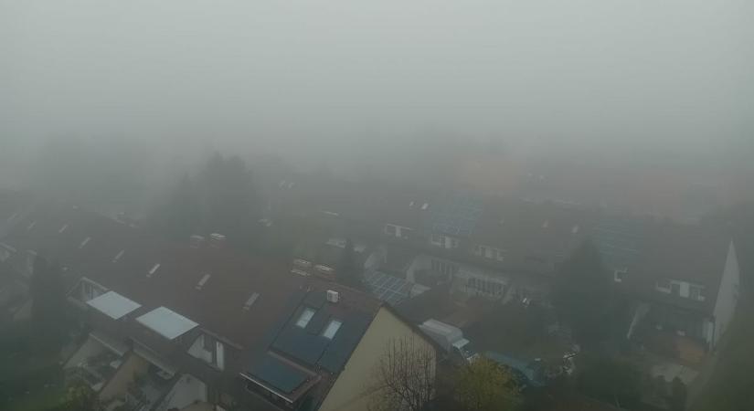 Folytatódik a szürke, ködös, borult idő (videó)