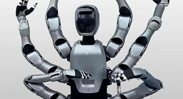 Hatkarú humanoid robotot villantott egy kínai gyártó