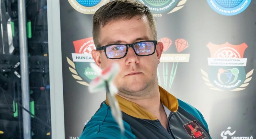 Nem jutott tovább Kovács Patrik, a darts-vb egyetlen magyar játékosa