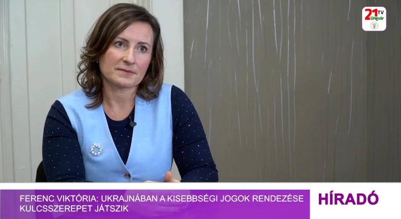 Ferenc Viktória: Ukrajnában a kisebbségi jogok rendezése kulcsszerepet játszik (videó)