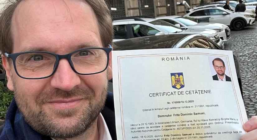 Letette az esküt Dominic Fritz, immár hivatalosan is román állampolgár