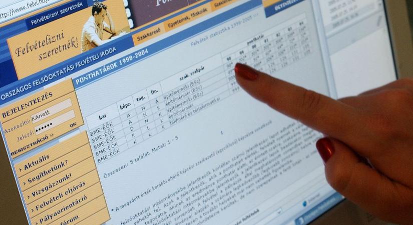 Egy kattintás az egyetem felé: startol a felsőoktatási felvételi