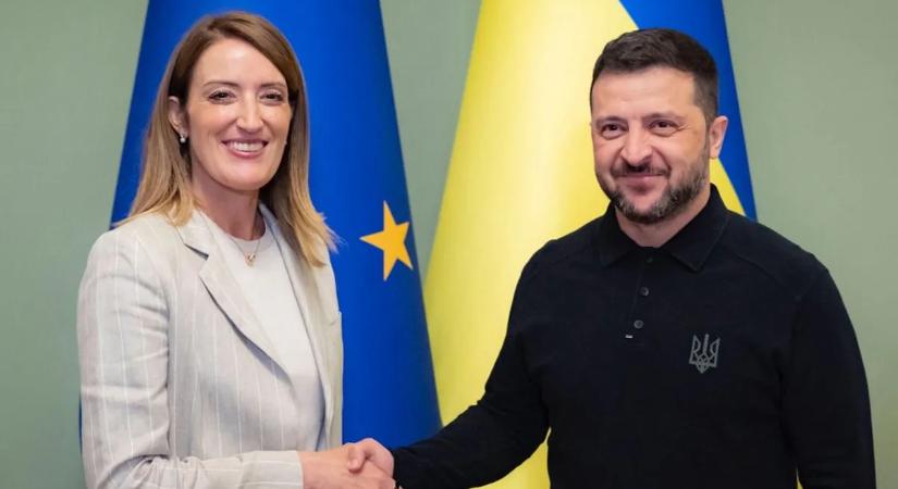 Mindenki sorakozzon fel Zelenszkij mögé! - kiadta a parancsot az EP elnöke