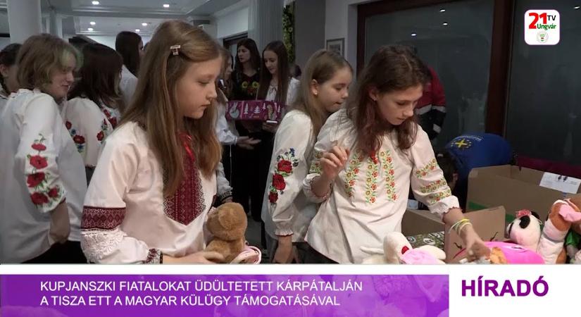 Kupjanszki fiatalokat üdültetett Kárpátalján a Tisza ETT a magyar külügy támogatásával (videó)