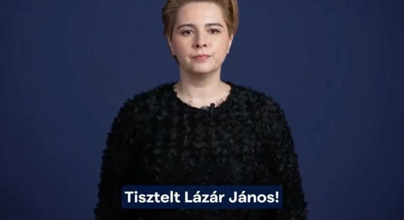 „Sajnálom önt” – a Tisza jelöltje videóban üzent Lázárnak, miután a miniszter leszlovákozta őt
