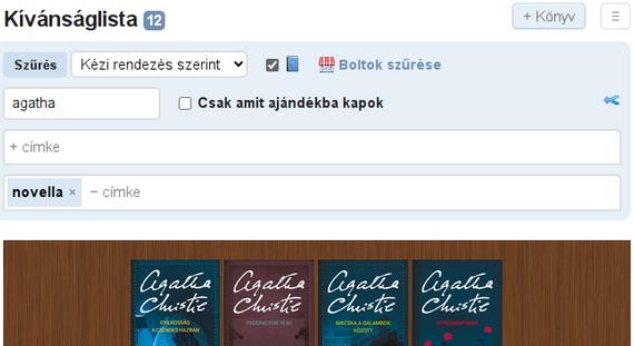 Boltok szűrése sok helyen