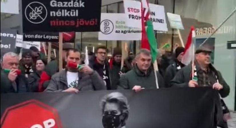 Győr-Moson-Sopronból is tüntetnek a gazdák Brüsszelben