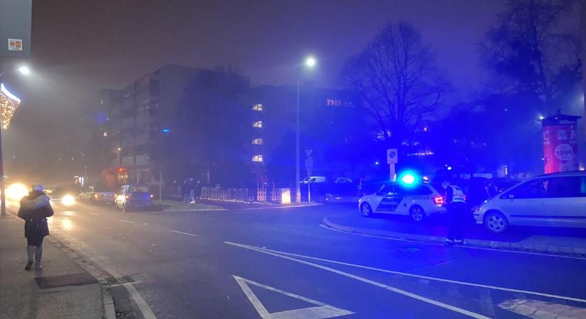 Baleset történt a Berzsenyi úton