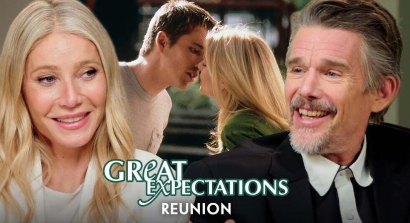 Gwyneth Paltrow és Ethan Hawke 27 évvel a Szép remények után leültek nosztalgiázni – videó