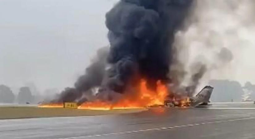 Most érkezett! Halálos repülőgép-baleset történt – videón a megrázó katasztrófa