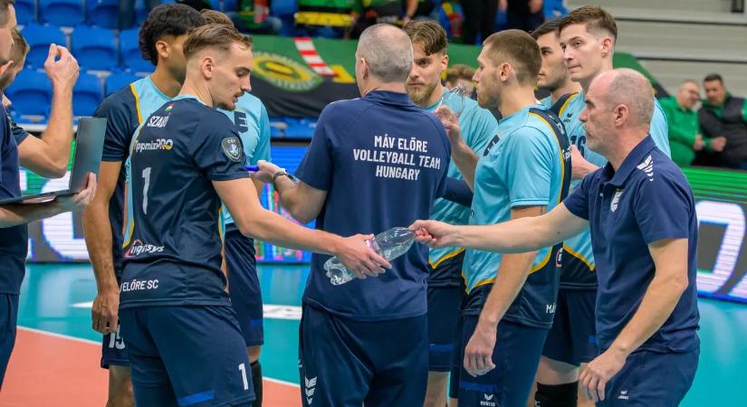 A címvédő MÁV Előre is négy közé jutott a férfi röplabda Magyar Kupában