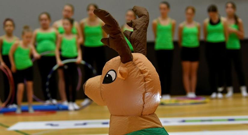 Az ETO ritmikus gimnasztika karácsonyi gáláján több mint száz lány mutatkozott be - galéria, videó