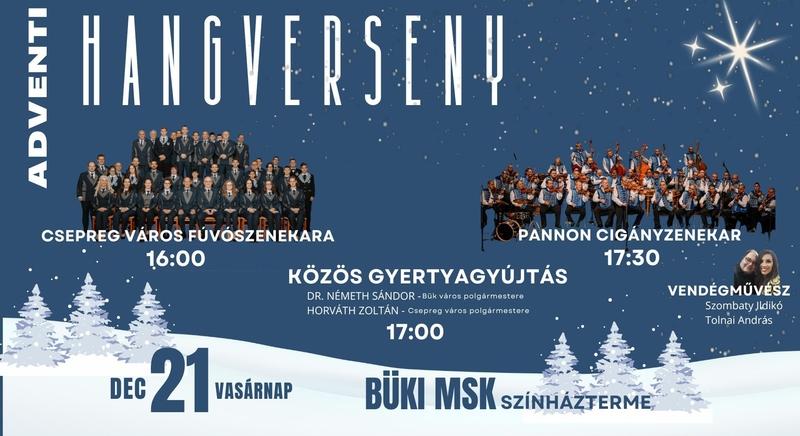 Közös adventi gyertyagyújtás Bükön (dec. 21.)