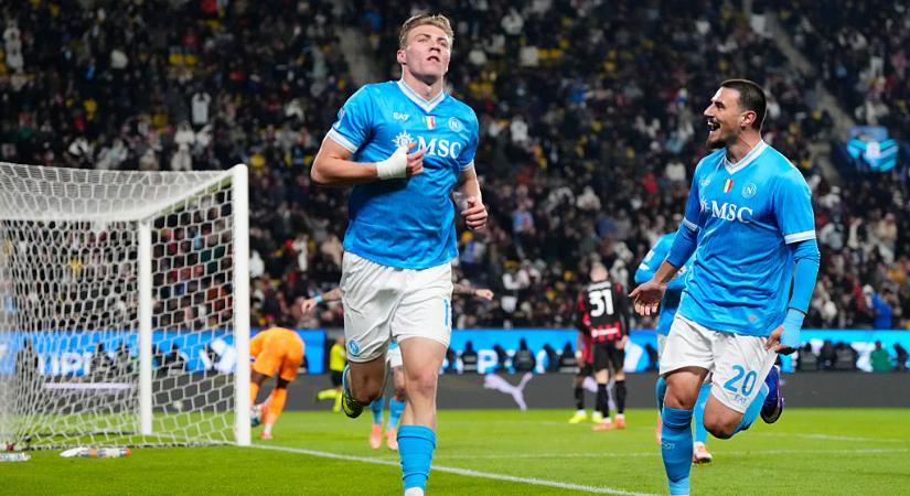 Olasz Szuperkupa: nem lesz címvédés, a Napoli kiejtette az AC Milant! – videóval