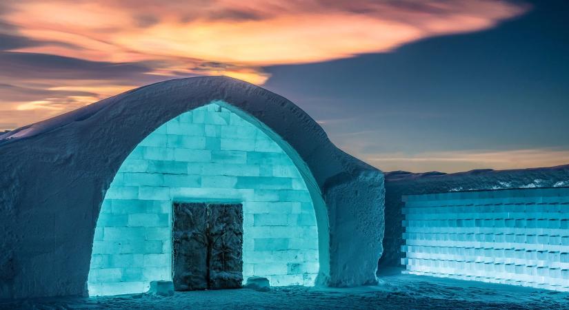 Luxus álom a jégen? Fagyos szállodák, amelyek tavasszal eltűnnek