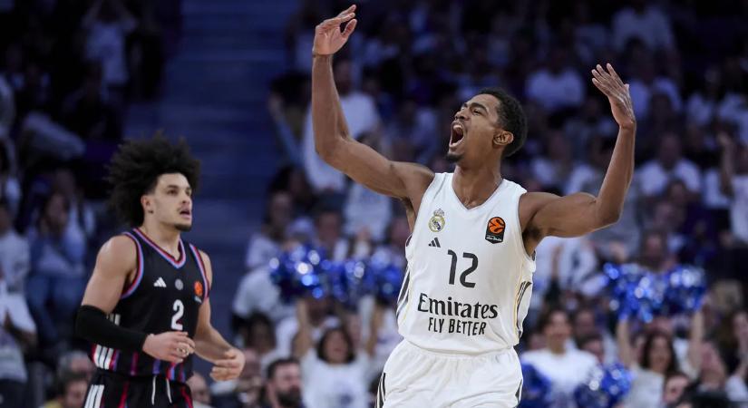 Férfi Euroliga: a hajrában fordított a Real Madrid a Paris ellen