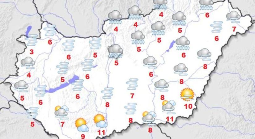 Pénteken is marad a köd és a felhők