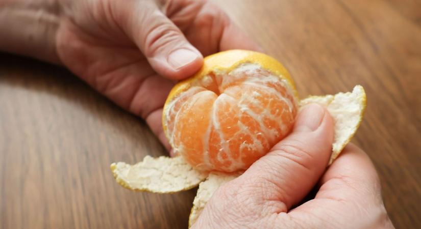 Mandarinillatú telek