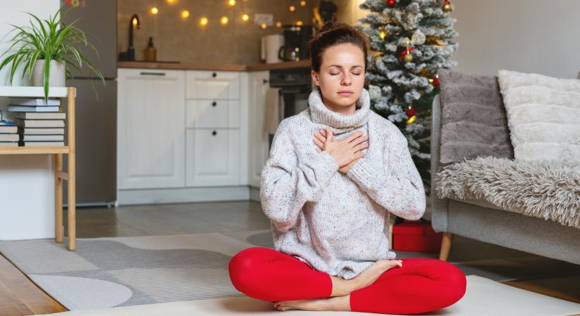 3 légzőgyakorlat, hogy stresszmentes legyen az ünnep