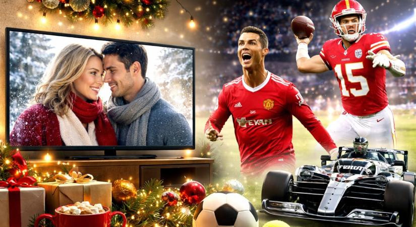 Karácsonyi ajándék a NET4-tól: filmek és sporttartalmak ingyen