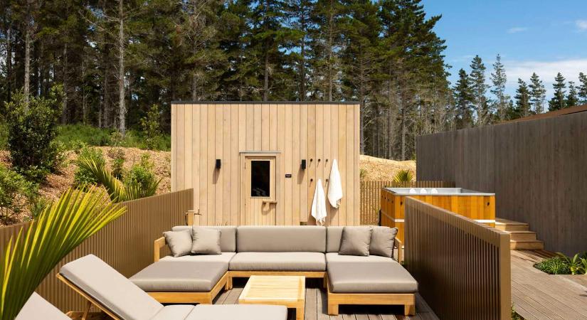 Új wellness-oázis nyílt, bemutatkozik a Te Arai Links hidroterápiás kertje