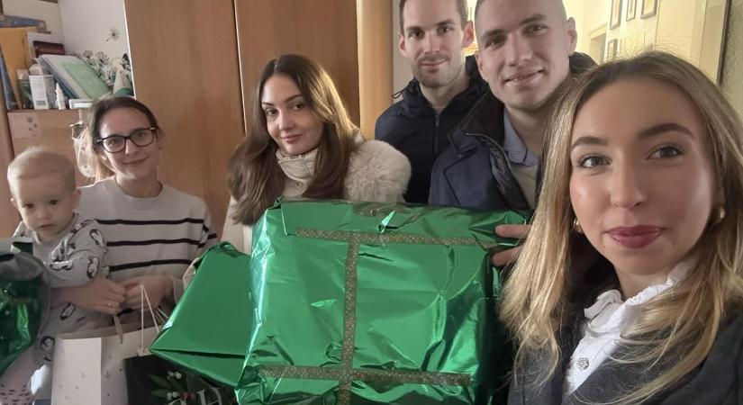A győri Fidelitas karácsonyi akciója – Kisgyermekes családnak gyűjtöttek