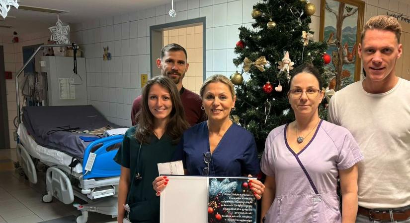 Mezőörsi támogatás a győri kórháznak