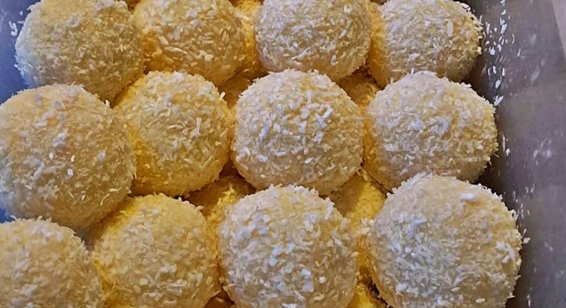 Az ünnepi desszert, amit nem lehet abbahagyni: házi Raffaello-golyó