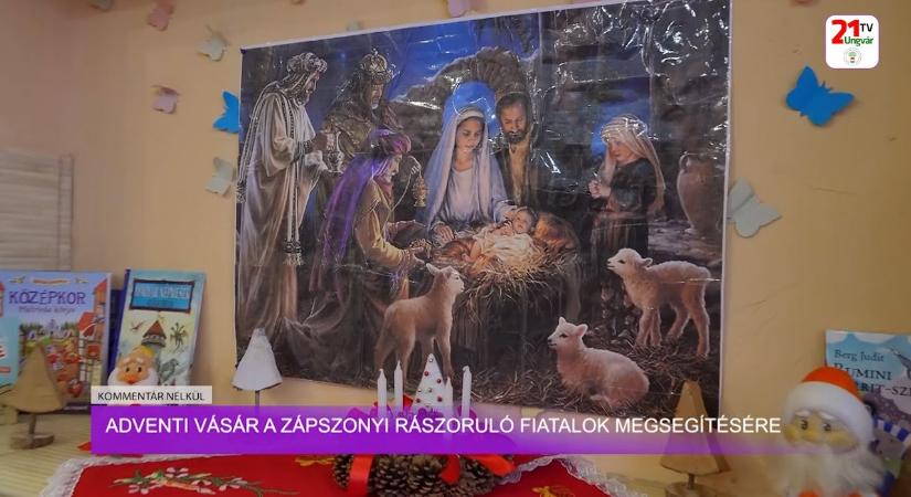 Kommentár nélkül (2025.12.19) Adventi vásár a zápszonyi rászoruló fiatalok megsegítésére (videó)