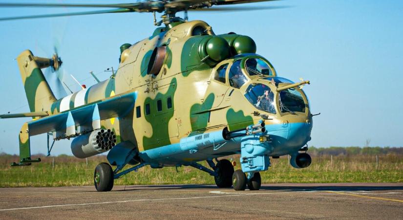 Az Ukrajnai Mi–24-es helikopter személyzete életét vesztette egy harci feladat végrehajtása közben