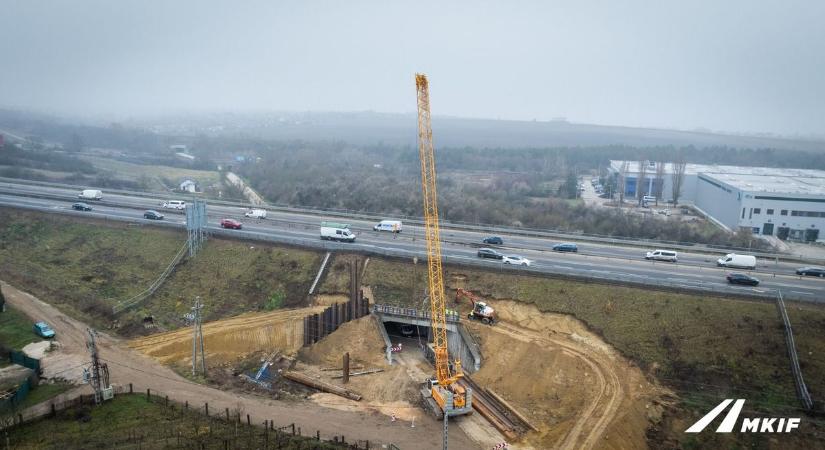 Látványos szakaszba ért az M1-es sztráda építkezése