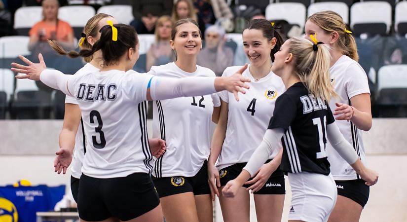 Hazai pályán zárják az évet a DEAC női röpisei