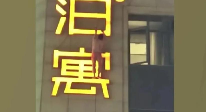 Lebukott a hűtlen férfi, a szálloda falán menekült hiányos öltözetében– fotó